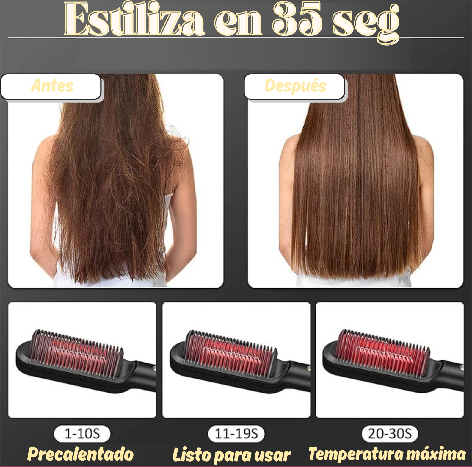 LissPro Brush - Cepillo Alisador