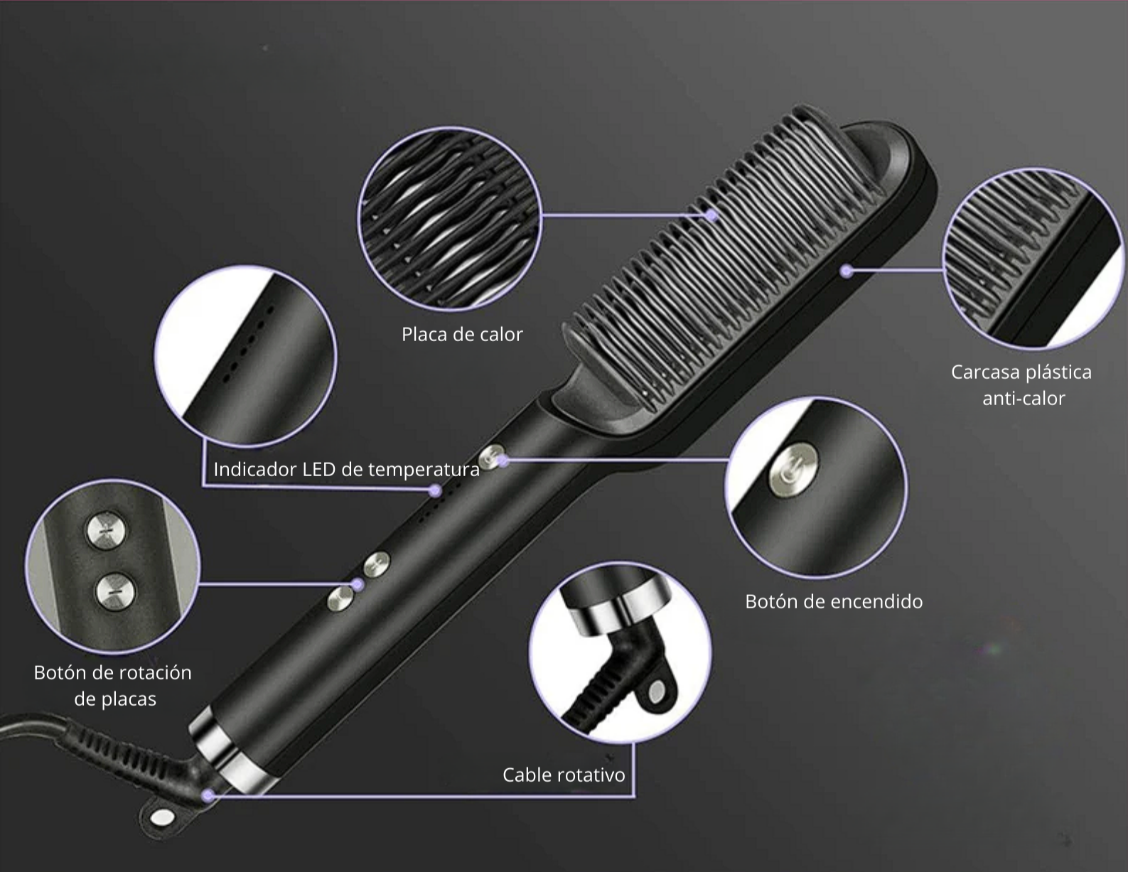 LissPro Brush - Cepillo Alisador